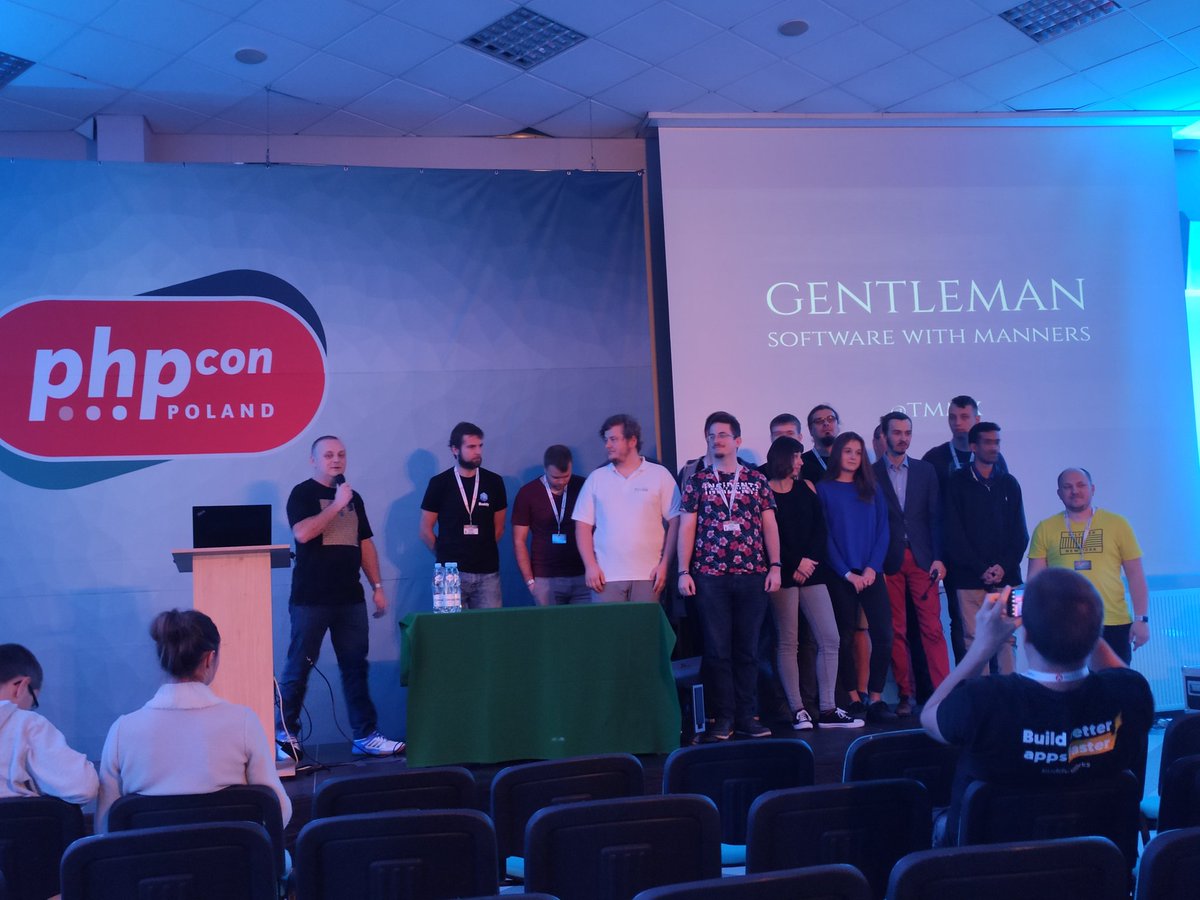 Vokiel's tweet image. Aaaand it&apos;s done. Thanks!
#phpconpl19 #phpconpl #phpcon #php @PHPConPoland
