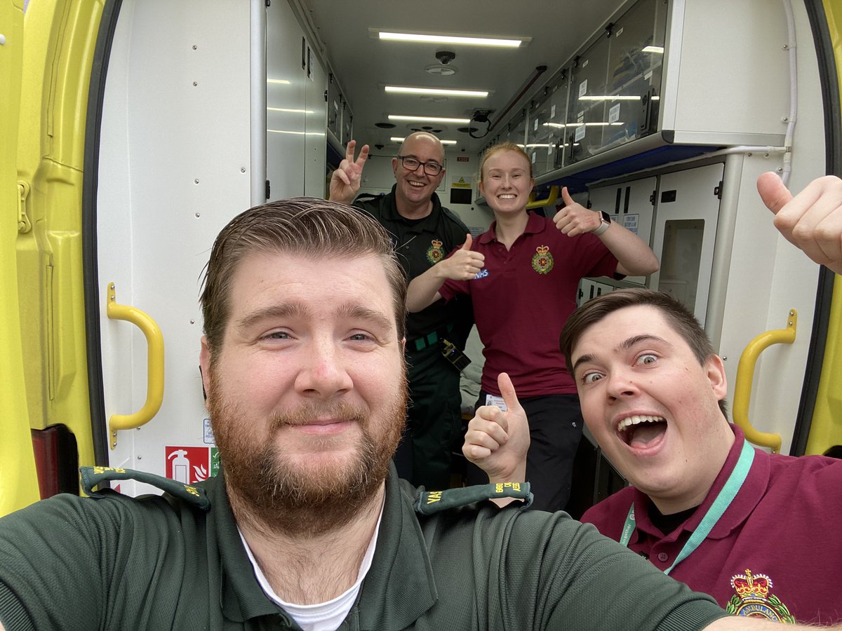 Tom Charlesworth (@yas_tomc) on Twitter photo Another <a href="/YASCFR/">YAS CFRs</a> backup this time from <a href="/LeedsStudentCFR/">Leeds Student Community First Responders</a> members <a href="/PangbourneLucy/">Lucy Pangbourne</a> & <a href="/S_D_Houghton/">Steven</a>
Our CFRs give up their own@time to assist the ambulance 999 calls and are a priceless asset at any call #TeamYAS - Also thanks to John for my bunny ears Another <a href="/YASCFR/">YAS CFRs</a> backup this time from <a href="/LeedsStudentCFR/">Leeds Student Community First Responders</a> members <a href="/PangbourneLucy/">Lucy Pangbourne</a> & <a href="/S_D_Houghton/">Steven</a>
Our CFRs give up their own@time to assist the ambulance 999 calls and are a priceless asset at any call #TeamYAS - Also thanks to John for my bunny ears