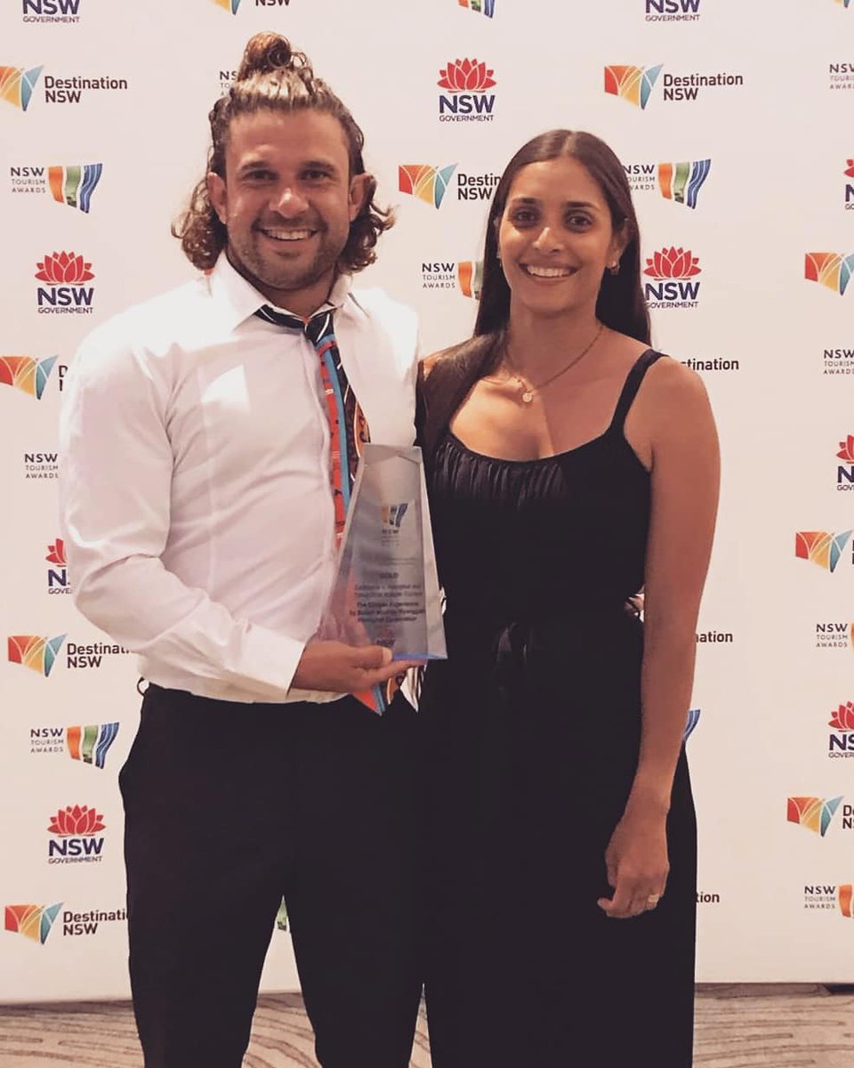 nyanggan's tweet photo. GOLD! Our Giingan Cultural Experience has won the top honours for Excellence in Aboriginal and Torres Strait Islander Tourism at the NSW Tourism Awards 2019! We are heading to the @qantas tourism awards in 2020 #BMNAC #GIINGANCULTURALEXPERIENCE #NSWTA19 #FORESTRYNSW #COFFSCOAST https://t.co/IfbyGr2wXz