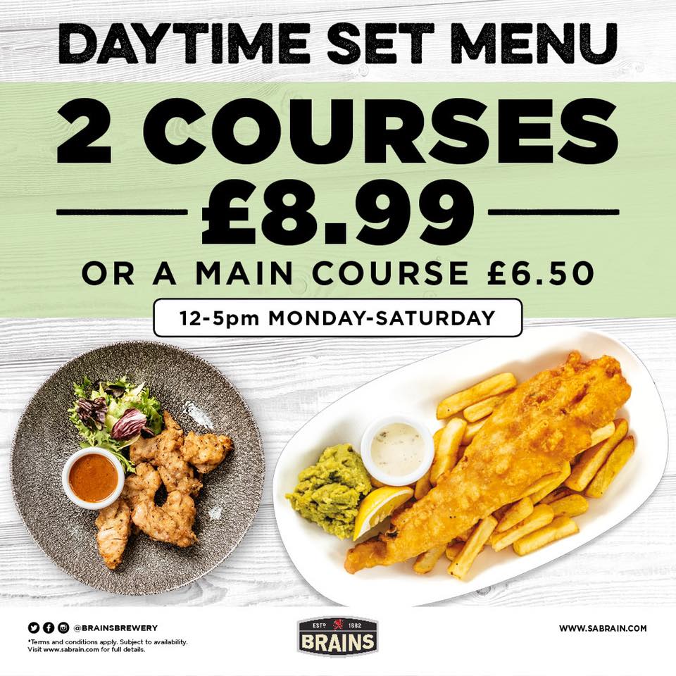 Have any plans for next week? … 

Now you do! 

Daytime 2 course set menu, 2 courses for £8.99, if you are looking for plans between Monday and Friday then why not spend it with us!!