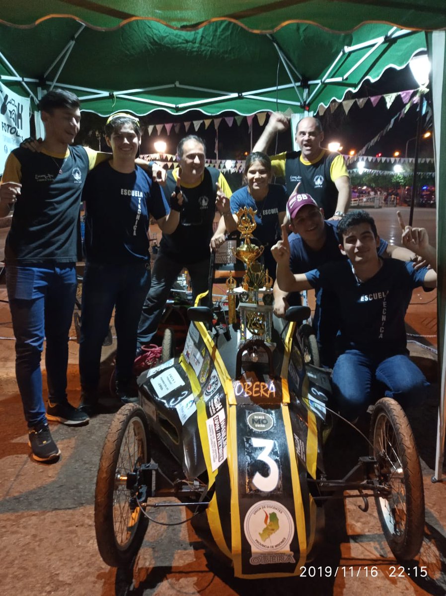 mariluleverberg's tweet photo. Felicitaciones #Epet3 #Oberá bicampeón del torneo de Autos Eléctricos!!! Gean esfuerzo del profe Manuel y equipo! @udpm_misiones saludamos a todos los participantes que durante el año animaron cada encuentro! #educacionmisionera @RosanaEAyala @ADOMIS_Misiones https://t.co/6U3mH1KcId