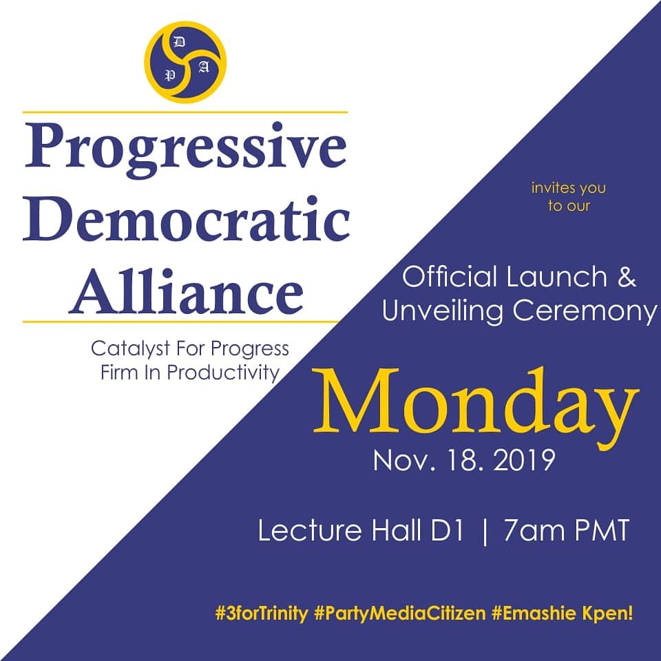 ProgressiveDe13's tweet photo. Quick reminder 🔥 🔥 🔥 .........  The official launch of PDA is tomorrow.
See you there...... 

PDA  - emashie kpenkpen 🔥 🙌❤ https://t.co/mCKk6PSIyL