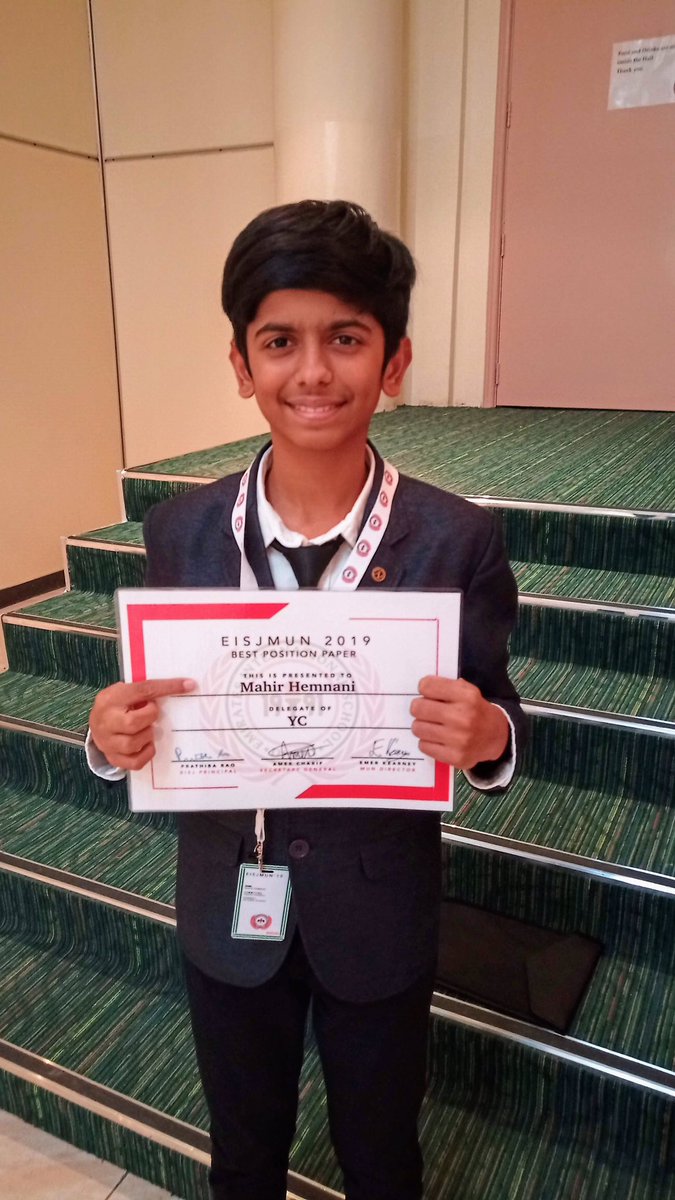 UISDubai's tweet photo. Congrats to our incredible Uptowners for receiving ‘most improved delegate’ and ‘best position paper’ certificates at their recent MUN conference #MUN #trulyinternational #proudlytaaleem @iborganization #uptownpride https://t.co/HnvkajgDPM