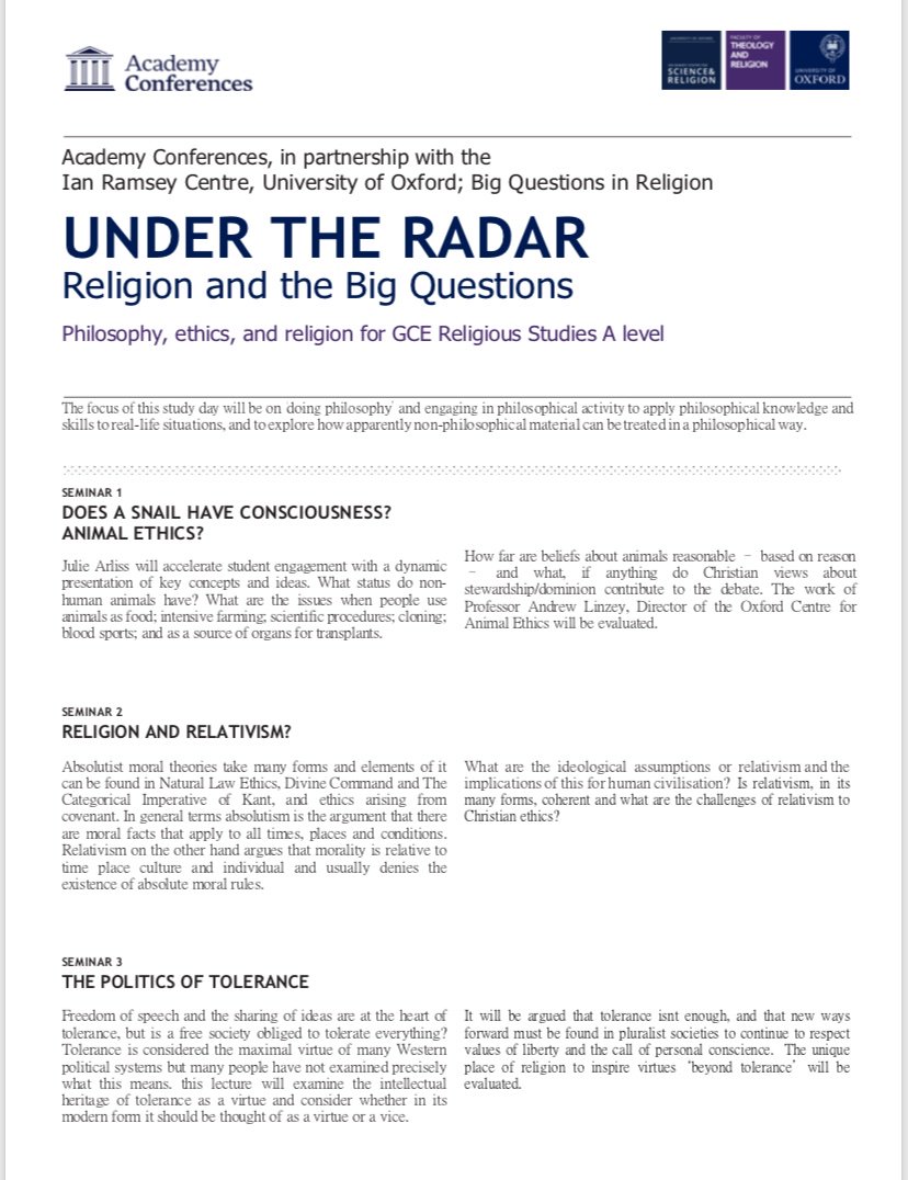 redeptsjs's tweet image. We are delighted to be hosting an A Level Ethics conference on Friday 10th January 2020 and welcome students from across Northern Ireland to attend. See below for more information. To book your students on the course please follow the link below: ethics.academyconferences.com