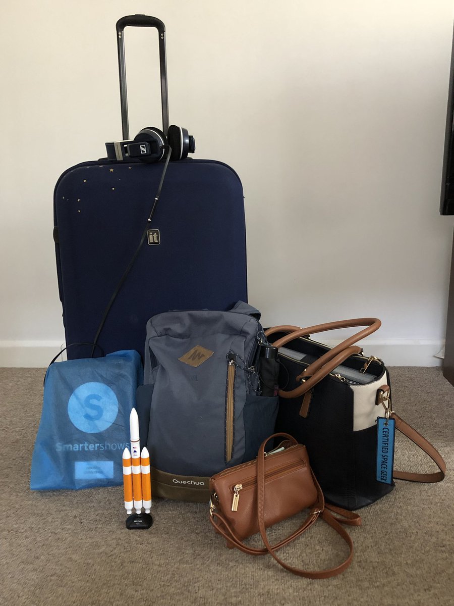 SpaceTechConf's tweet image. Off to Bremen today! All the essentials are packed: 
- passport ✅
- all conference materials ✅
- Delta IV model ✅