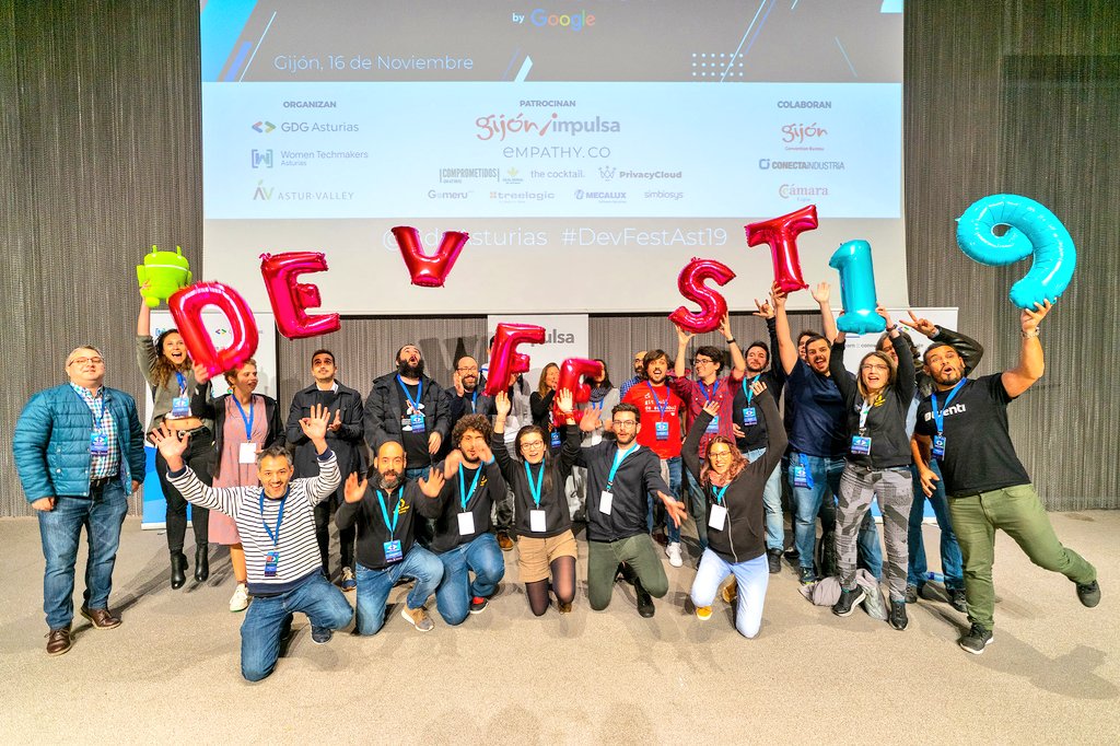 Aurora Barrero, Ph.D (@aurora_barrero) on Twitter photo #devfestast19 <a href="/GDG_ES/">GDG Spain</a>
📷¡Fotaza de ponentes y organización! Hito histórico con todos los ponentes, los 17 ponentes 😜 <a href="/flipper83/">Jorge J 'Jorhell'</a> <a href="/npatarino/">Nicolás Patarino - Chimichurri Code</a> <a href="/flopezluis/">Félix López</a> <a href="/davilagrau/">Andrés-Leonardo Martínez-Ortiz, PhD</a> <a href="/moisipm/">Moisés M. Martínez (at home 🏡)</a> <a href="/aljesusg/">Alberto Gutierrez</a> <a href="/silvia_vinyesm/">Silvia</a> <a href="/srod_jim/">Silvia R-J</a> <a href="/javierprovecho/">Javier Provecho</a> <a href="/bernalvarela/">Bernal (👨👩👦👦👶🏽🐇🐢@🏠)</a> <a href="/adelatorrefoss/">Toño de la Torre</a> <a href="/_albaguerrero/">Alba Guerrero</a> <a href="/kaskol10/">Ramiro Alvarez</a> #devfestast19 <a href="/GDG_ES/">GDG Spain</a>
📷¡Fotaza de ponentes y organización! Hito histórico con todos los ponentes, los 17 ponentes 😜 <a href="/flipper83/">Jorge J 'Jorhell'</a> <a href="/npatarino/">Nicolás Patarino - Chimichurri Code</a> <a href="/flopezluis/">Félix López</a> <a href="/davilagrau/">Andrés-Leonardo Martínez-Ortiz, PhD</a> <a href="/moisipm/">Moisés M. Martínez (at home 🏡)</a> <a href="/aljesusg/">Alberto Gutierrez</a> <a href="/silvia_vinyesm/">Silvia</a> <a href="/srod_jim/">Silvia R-J</a> <a href="/javierprovecho/">Javier Provecho</a> <a href="/bernalvarela/">Bernal (👨👩👦👦👶🏽🐇🐢@🏠)</a> <a href="/adelatorrefoss/">Toño de la Torre</a> <a href="/_albaguerrero/">Alba Guerrero</a> <a href="/kaskol10/">Ramiro Alvarez</a>