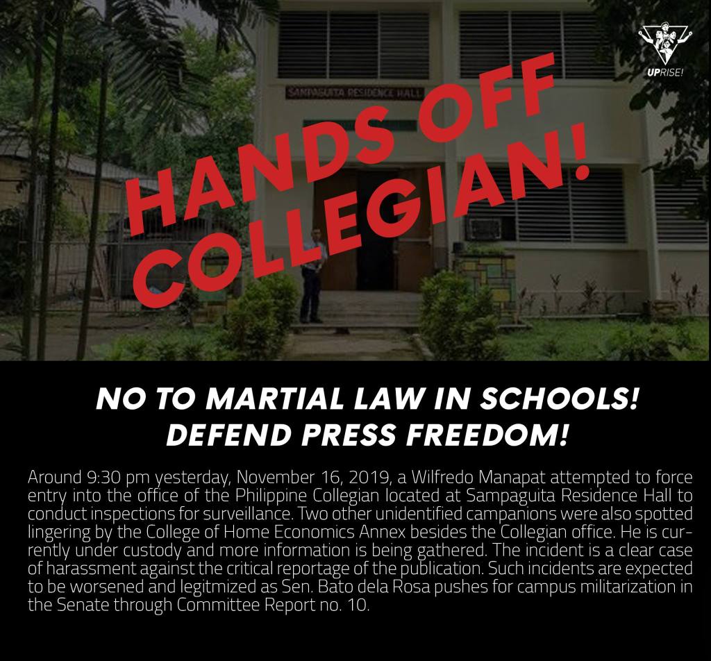 ContendUP's tweet image. TEACHERS, EDUCATION WORKERS AND STUDENTS, LET’S UNITE TO THWART THE FASCIST ATTACKS AGAINST OUR CIVIL LIBERTIES AND ACADEMIC FREEDOM! Statement of Congress of Teachers/Educators for Nationalism and Democracy on the Foiled Attempt… contendup.wordpress.com/2019/11/17/tea…