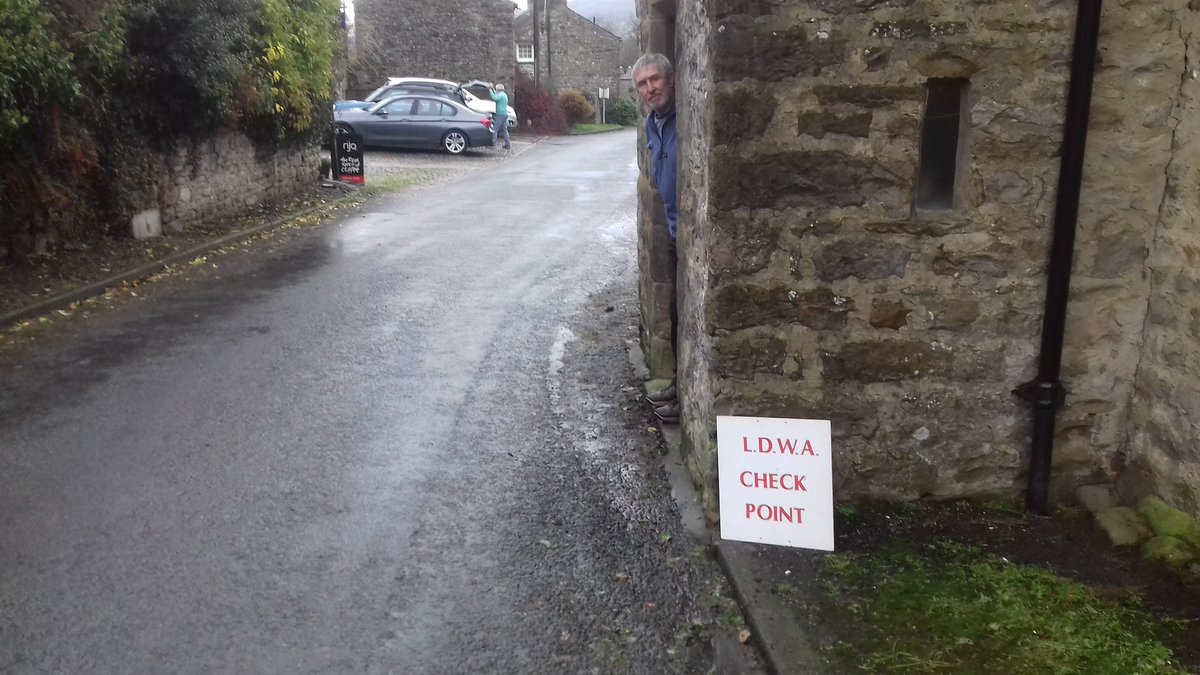 Wensleydaler's tweet image. Wensleydale Wedge checkpoint at Thoralby cunningly obvious. #raynet