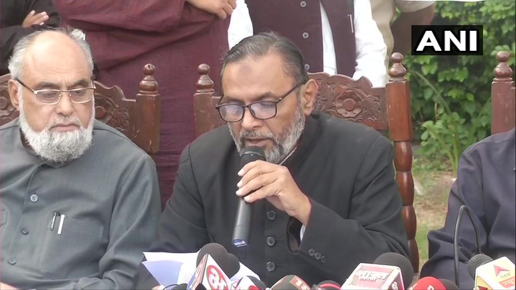 Syed Qasim Rasool Ilyas, All India Muslim Personal Law Board (AIMPLB): The Board has decided to file a review petition regarding Supreme Court's verdict on Ayodhya case.