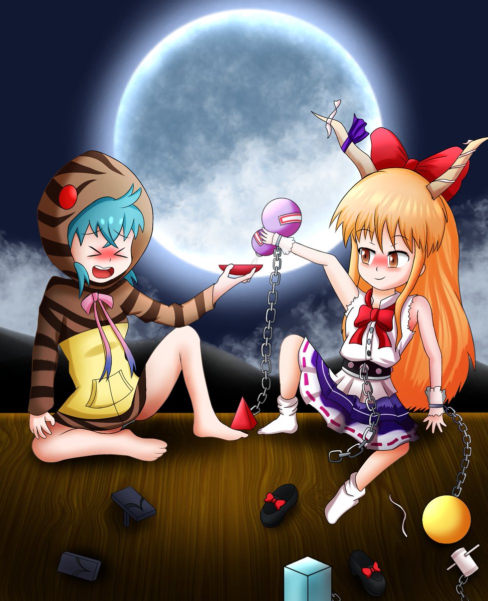 Pai ツチノコと萃香 けものフレンズ 東方project