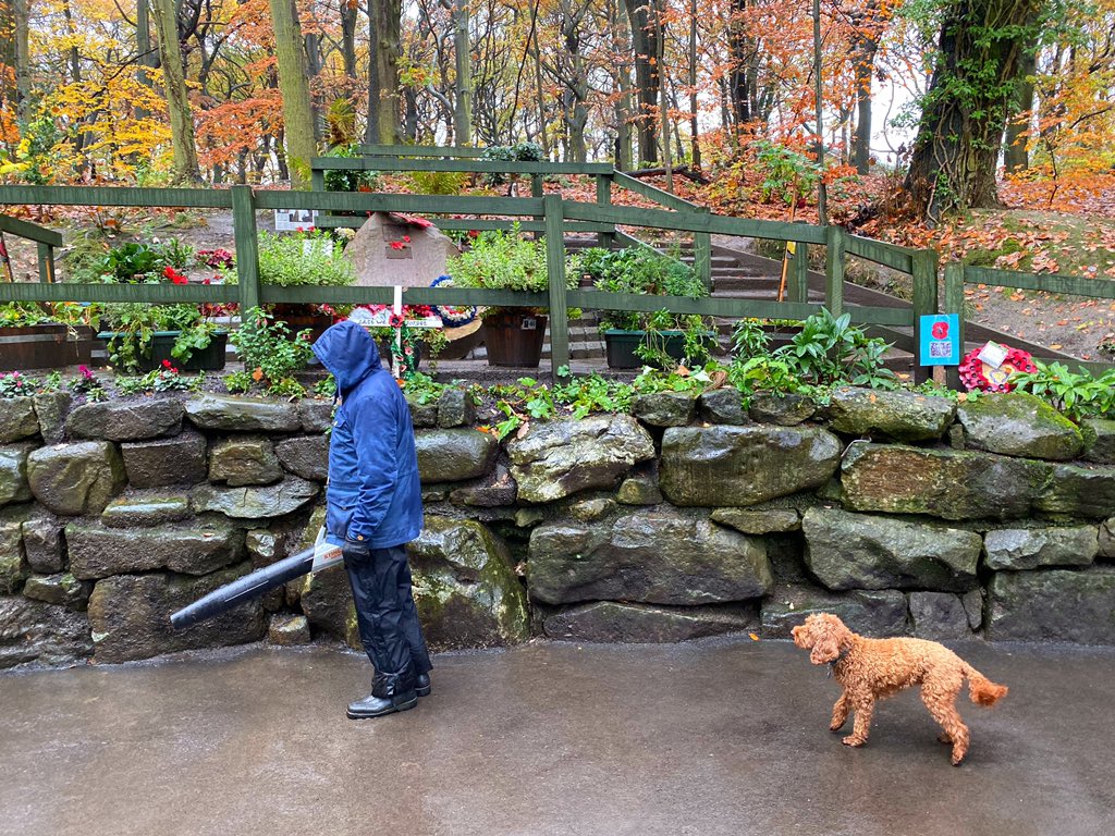 Dan Walker (@mrdanwalker) on Twitter photo Awful weather in Sheffield today but Tony is still keeping the #MiAmigo memorial tidy. Thank you to the lovely person who gave him a leaf blower and to <a href="/ENDPARKCAFE/">ENDCLIFFE PARK CAFE</a> for letting him charge and keep it there. It’s the little things. Have a wonderful Sunday #RememberTheTen Awful weather in Sheffield today but Tony is still keeping the #MiAmigo memorial tidy. Thank you to the lovely person who gave him a leaf blower and to <a href="/ENDPARKCAFE/">ENDCLIFFE PARK CAFE</a> for letting him charge and keep it there. It’s the little things. Have a wonderful Sunday #RememberTheTen