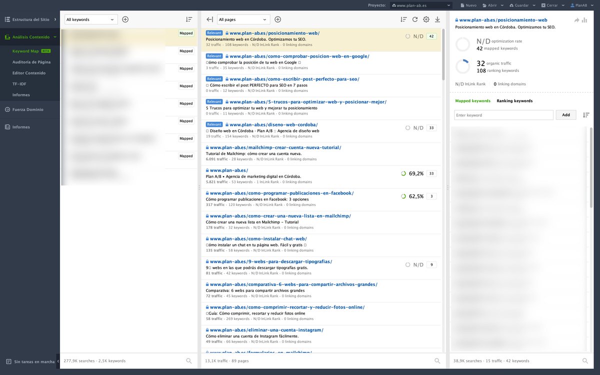 nachoespino's tweet image. Probando la beta de la nueva herramienta de mapeo de keywords de Website Auditor. Una gran funcionalidad que facilita mucho el trabajo :)

I’m beta-testing the new keyword mapping tool by SEO PowerSuite #keywordmapping #seopowersuite