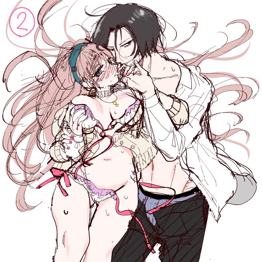 そんでこれがラフです。1枚めの方が採用になりました〜 