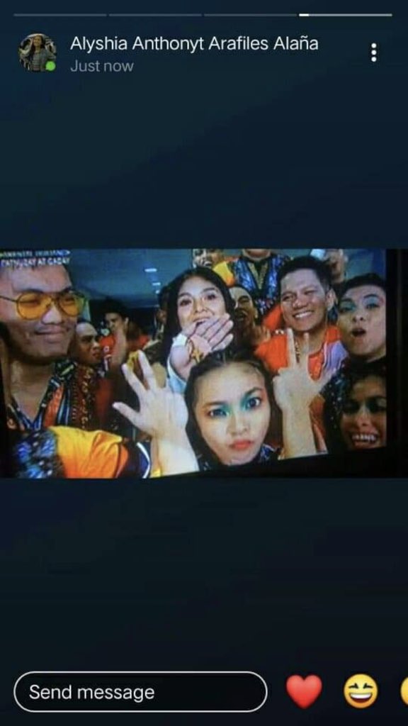 #UAAPCDC82  Ahhh nakakakilig seeing King and Lesther on National T.V. Goooo UE! Gooo NU!