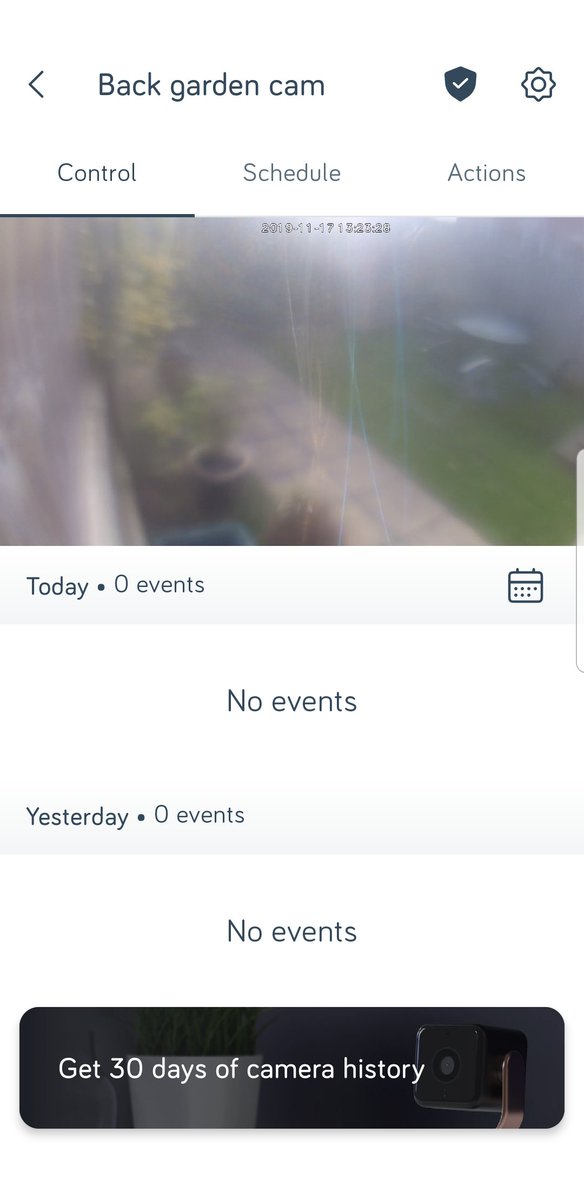 Hive outdoor camera has been broken for two months. Each time have been promised a replacement within 48 hours. Nothing yet. And am left with this view. #whatajoke <a href="/HiveHelper/">Hive Helper UK</a> <a href="/HiveHomeUK/">Hive</a>