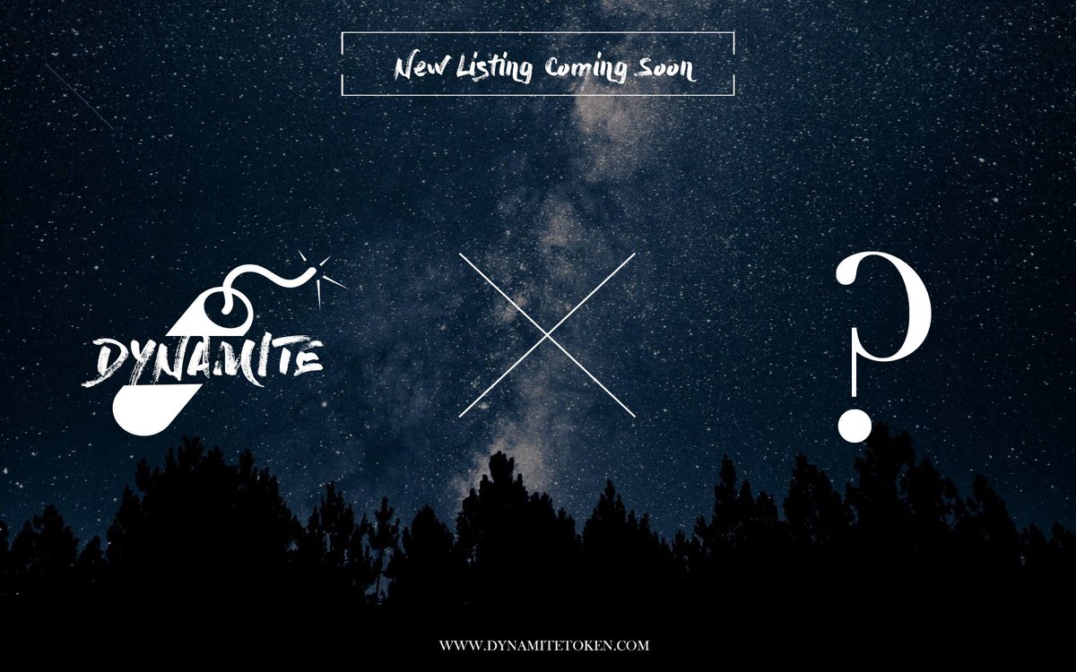 📢GOOD NEWS ~ We will soon be listed on a great international exchange. Name is a surprise. Agreement done.🚀

We are a step closer to reaching our goal of being listed around the world.

RT &amp; like this and tag your exchange guess below. First correct answer will win 5 #DYNMT.🧨