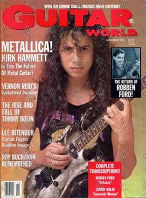 November 18:Happy 57th birthday to musician,Kirk Hammett(\"Enter Sandman\")
 