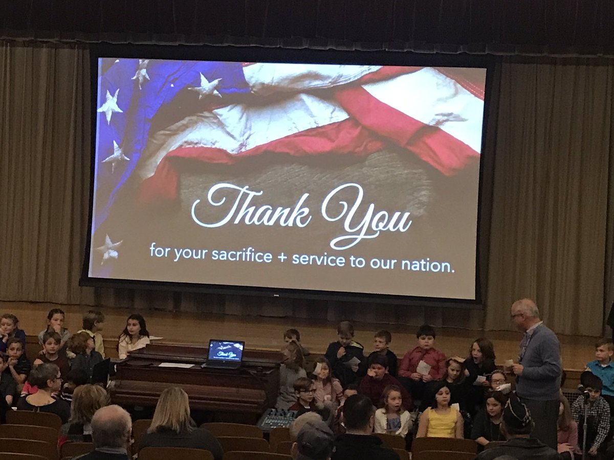 CAShcsd's tweet photo. 4th Grade students from Charlotte Ave had the distinct honor to present what they learned about the veterans they interviewed in an assembly to celebrate Veteran’s Day. This is only a small way we can say thank you to those who have given so much! #caslearns #hcsdlearns https://t.co/1RECw4O4vs