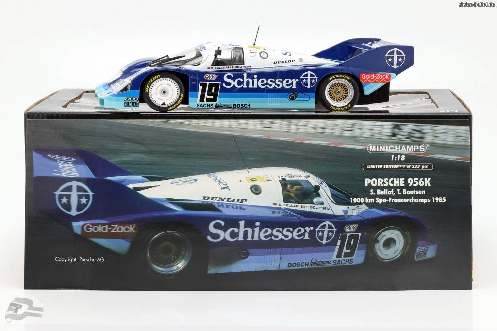 New #modelcars / #diecast #miniatures scale 1:18 by #Minichamps: #Porsche 956 K #Boutsen #Bellof 1000 km Spa 1985 visit stefan-bellof.de/de/minichamps/… ✍️✍️✍️✍️✍️#StefanBellof #StefanBellofOfficial