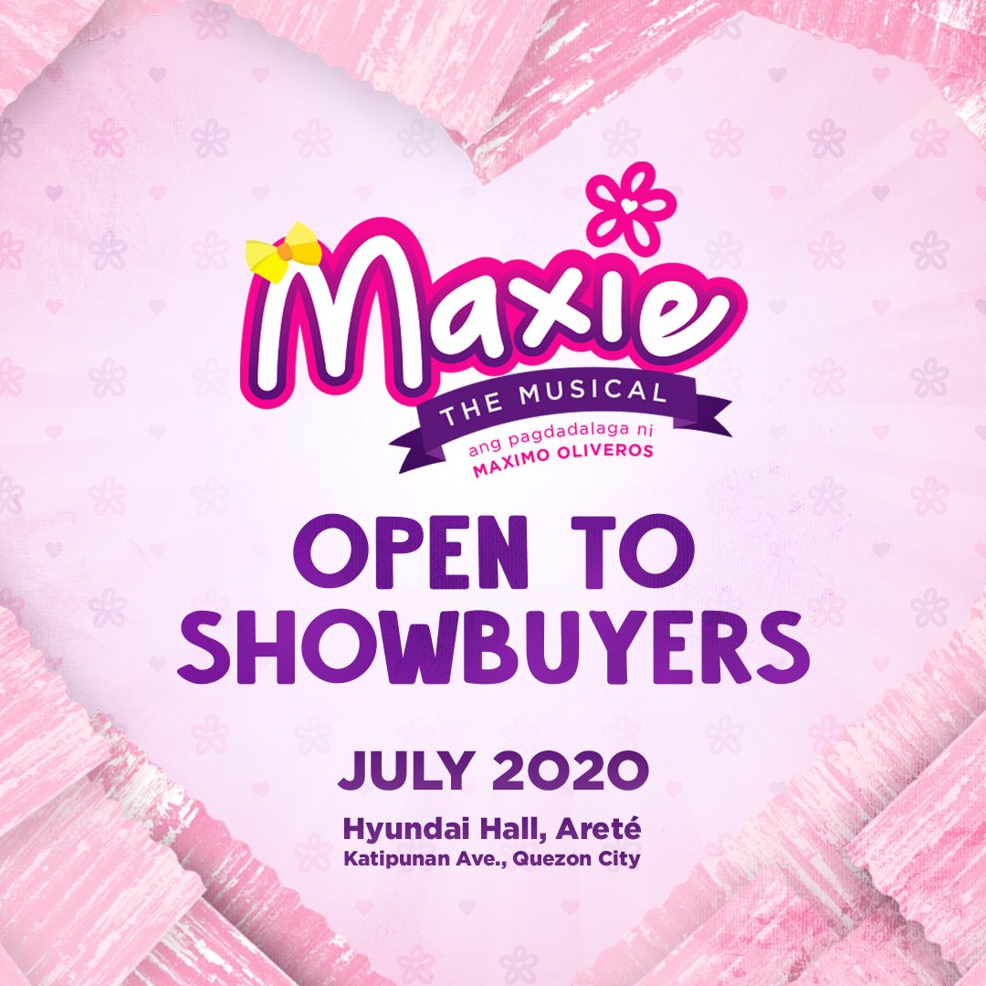 MaxieTheMusical's tweet photo. Congratulations to the cast of Maxie the Musical 2020! Exciting! :)
Contact us at 0919 000 2316 or ask@ticket2me.net for showbuying opportunities! :)
#MaxieTheMusical #Maxie2020 https://t.co/mywR5AakL3