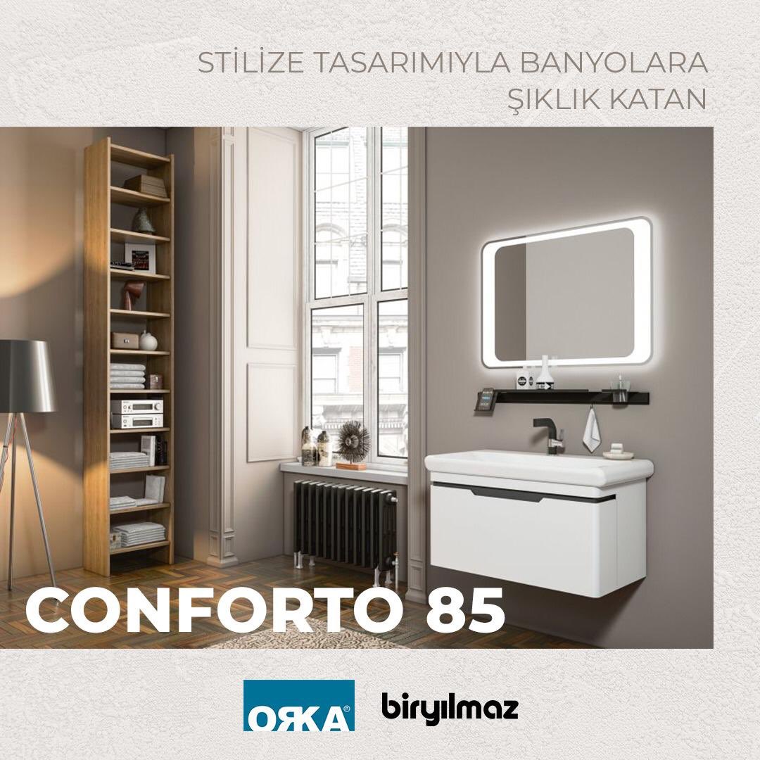 biryilmazyapi's tweet photo. Modern tasarımıyla yeni nesil Orka Conforto 85. #Bursa #Conforto85 #Banyo https://t.co/7sZFNtcTS0