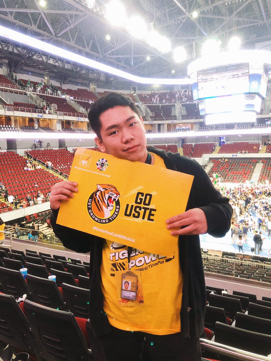 I’ll never get tired of shouting “Go USTe” 🐅 3 years straight of watching CDC, supporting UST-SDT rooting for them since then! 🐯🌞 #GoUSTe #OneFORESTpana