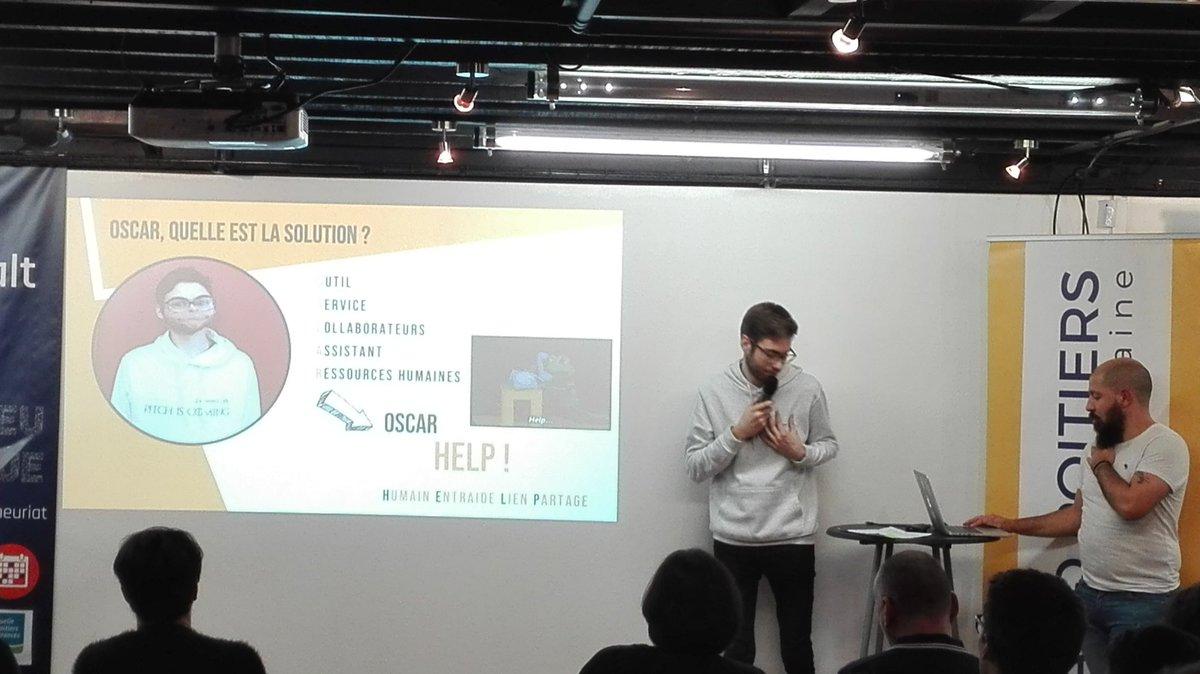 Seg__online's tweet photo. #Oscar application de ressources humaines c'est LA solution
#bigup #SWPOITIERS avec @reseauSPN @Grand_Poitiers @cobaltpoitiers @FonPoitiersUniv @UnivPoitiers https://t.co/A0Bgg4mmA6