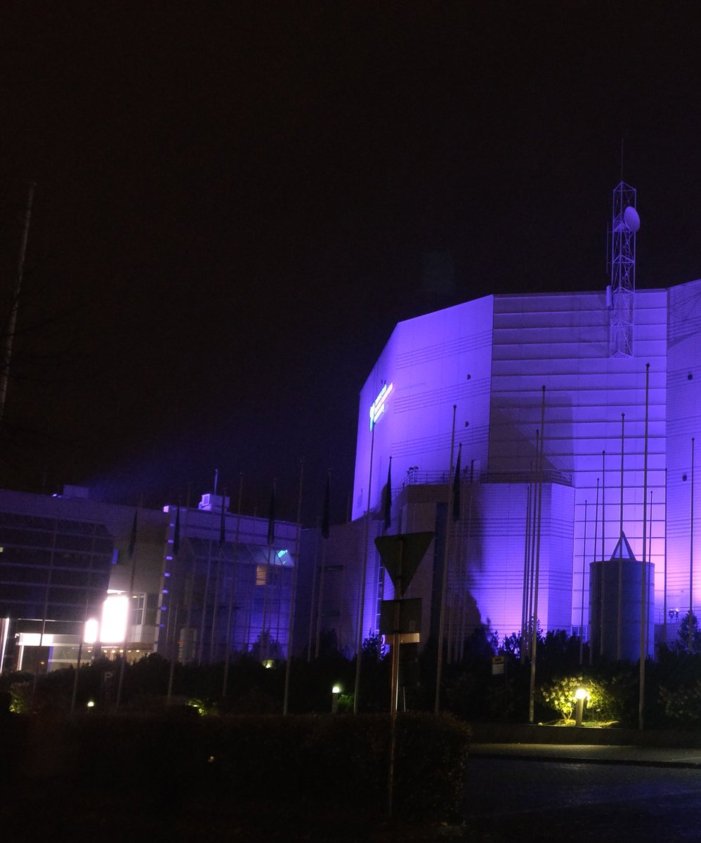 tamperetalo's tweet photo. Today is the World Prematurity Day, and our building is illuminated purple 💜 With this gesture we want to raise awareness for the smallest: 1 in 10 babies is born preterm. Worldwide. 
@keskosperheet #keskoslastenpäivä #WPD2019 https://t.co/I0BZqbb0QF