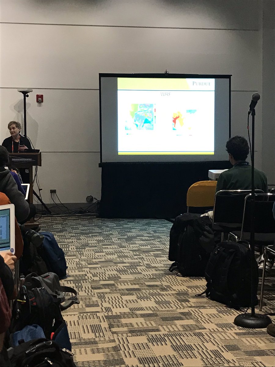 Betsy Hillery presents work done with the Data Mine on “Introducing Novices to Scientific Parallel Computing” at the Best Practices for HPC Training and Education workshop. Course used to train the team for the @SCCompSC! #SC19 #HPC @Research_Purdue @PurdueIT @PurdueIDSI