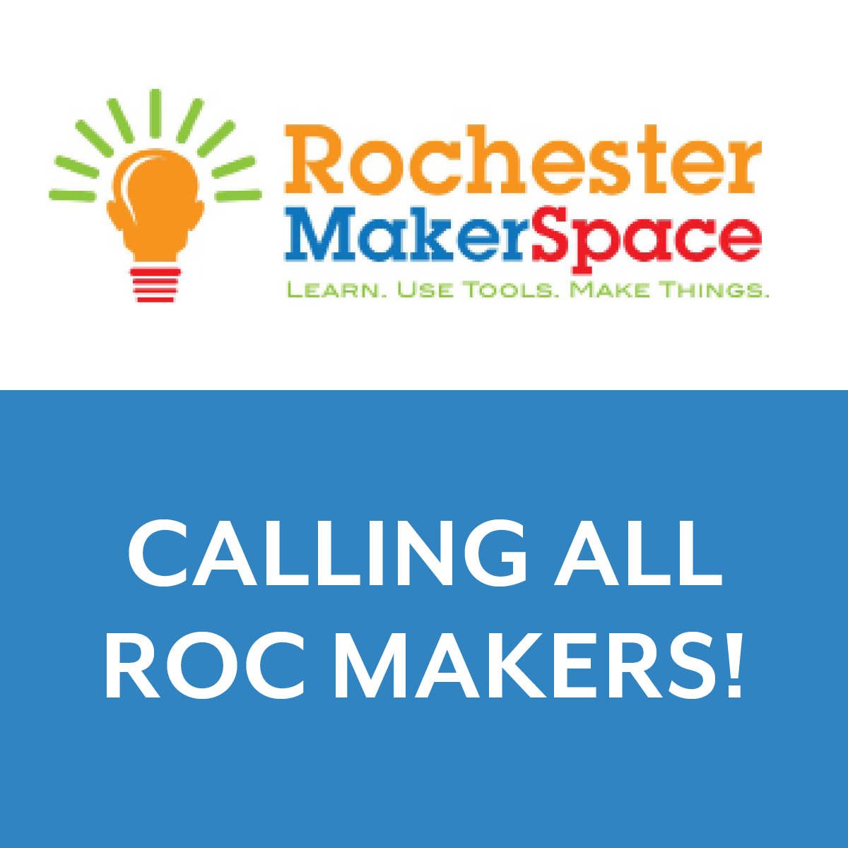 ROCMaker's tweet photo. Calling all Roc Makers! We're headed to Maker Faire next week and we have a special surprise for attendees! We will be giving away a 3D Printer and 3 month membership to The Rochester Makerspace. Stop by our booth and make sure to enter! https://t.co/RLIcjr9bv0