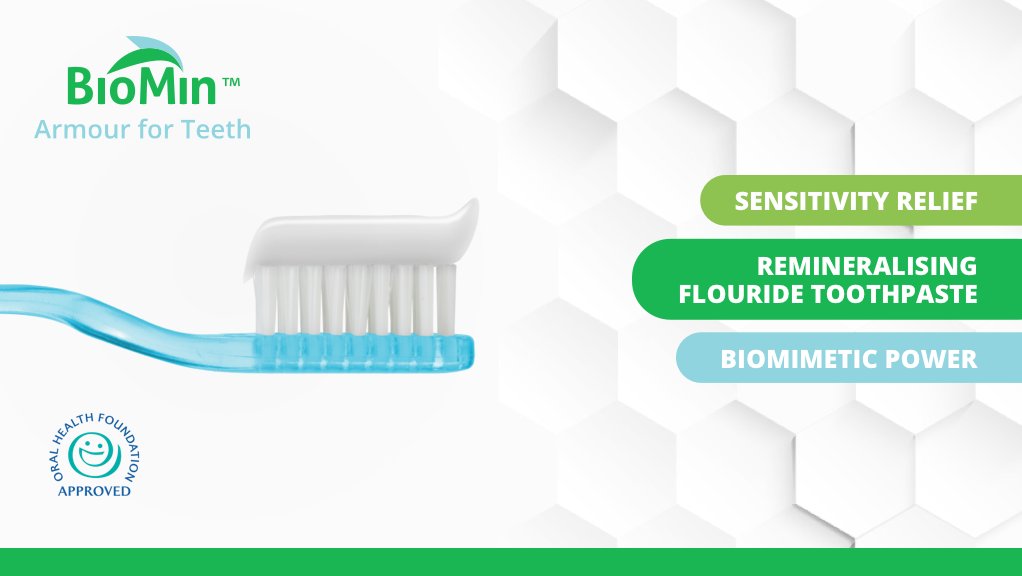 BioMinTech's tweet photo. BioMin toothpaste is the first toothpaste to gain accreditation from the @dentalhealthorg’s expert panel for both sensitivity relief and remineralisation. #BiomimeticToothpaste #BioMinToothpaste
https://t.co/p2SM4F46lW https://t.co/TAeuQWpHzZ