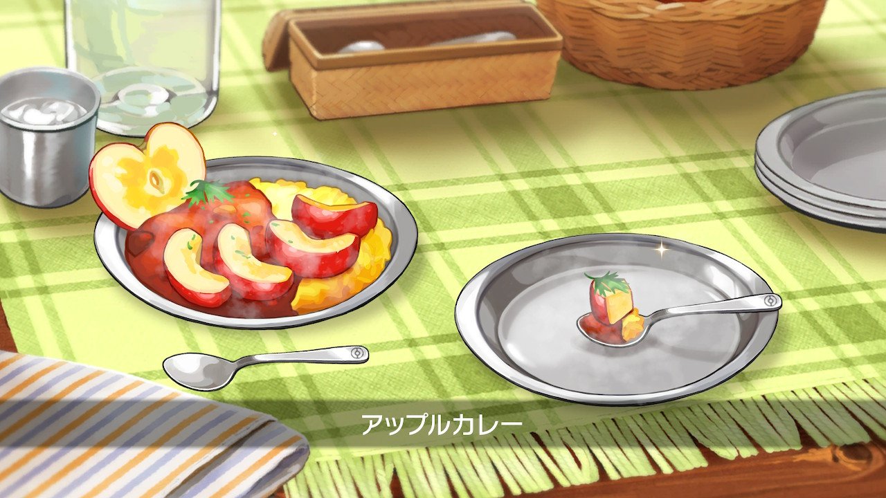 ももも もしかしてカレーのサイズってポケモンで違う バチュルの分スプーン一杯しかない可愛い ポケモン剣盾 Nintendoswitch