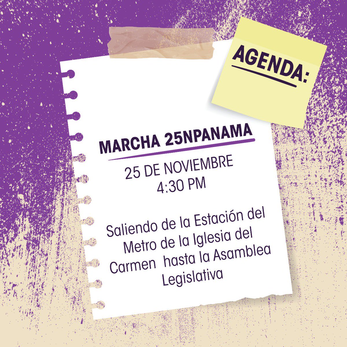 Este 25N marchamos contra violencia hacia las mujeres. <a href="/EEMPanama/">EEM Panamá</a> <a href="/ForoSocCivil/">Red de Derechos Humanos</a> <a href="/eifpanama/">eifpanama</a>