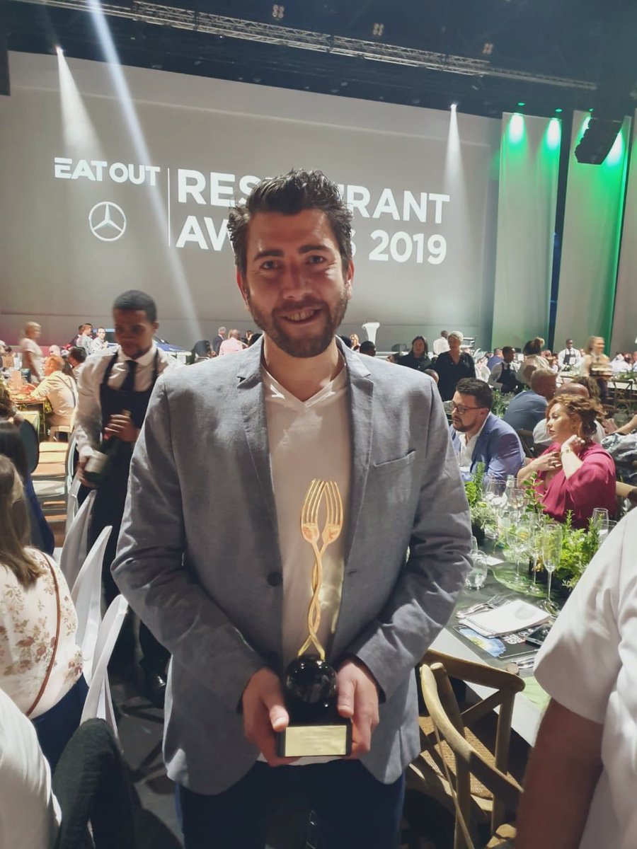 Eat Out Woolworths <a href="/WOOLWORTHS_SA/">Woolworths SA</a> Sustainability Award goes to Camphors at Vergelegen @VergelegenWines Congratulations for all the great work in the industry !