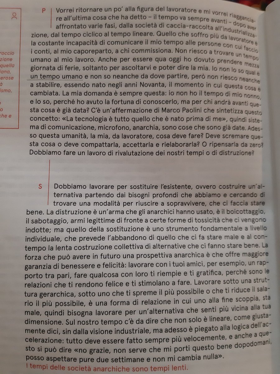 Del bisogno di tempi umani. E della  necessità di sostituire l'esistente.

Reading Stefano Boni #LezionidiAnarchia <a href="/emergenzeweb/">Emergenze - Edicola 518</a>