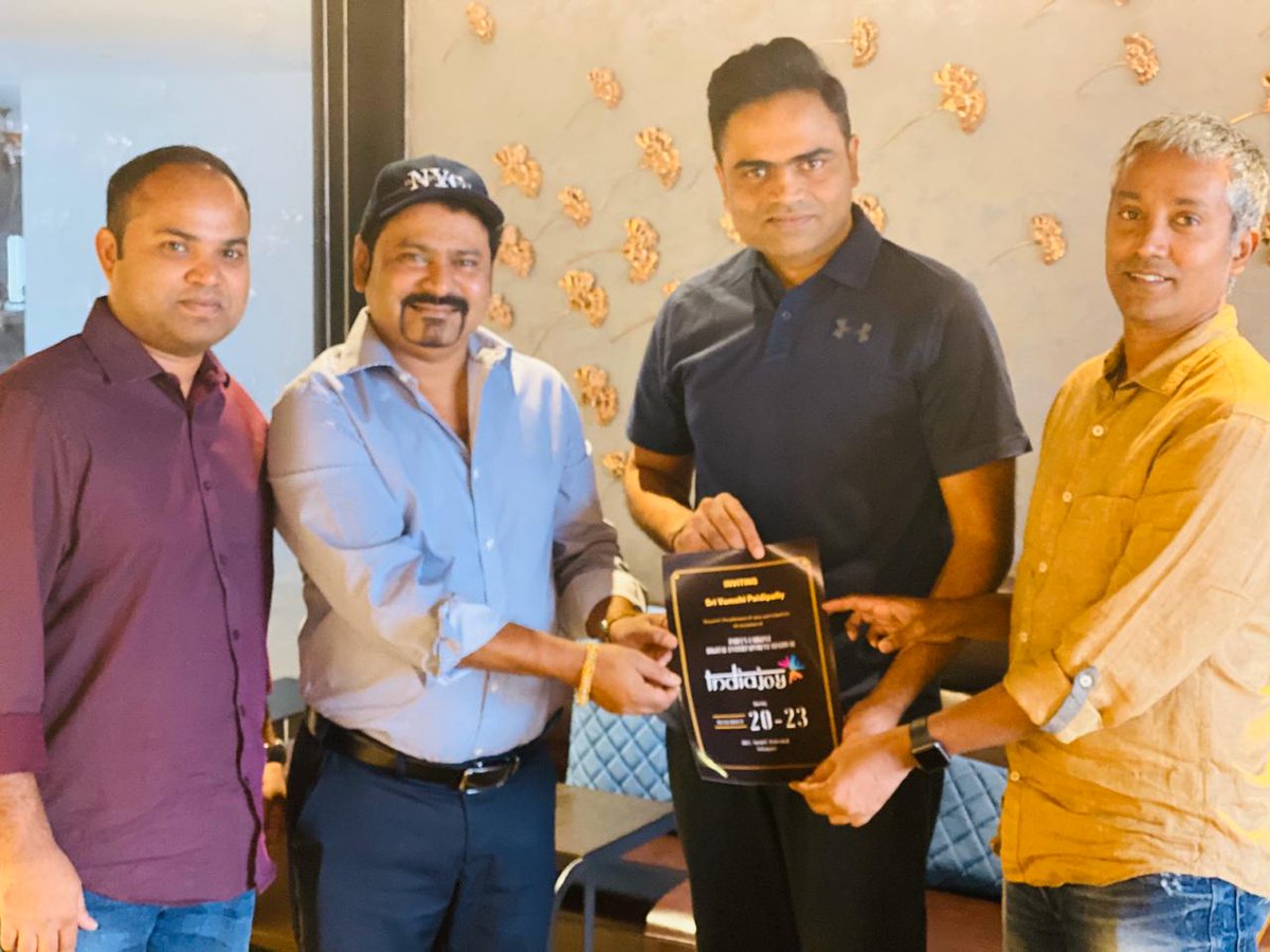 Glad to Share Film Director  Mr. Vamshi paidipally has confirmed joining as guest on IndiaJoy Inauguration Day.