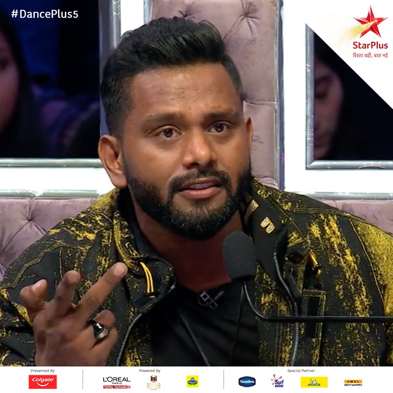StarPlus (@starplus) on Twitter photo Why so serious, Captain Suresh? 🤔
#DancePlus5
<a href="/remodsouza/">Remo D'souza</a> <a href="/TheRaghav_Juyal/">Raghav Juyal</a> <a href="/dthevirus31/">Dharmesh D</a> <a href="/punitjpathak/">Punit J Pathak</a> <a href="/KarishmaChava15/">Karishma Chavan</a> <a href="/suresh_mukund/">Suresh Mukund</a> Why so serious, Captain Suresh? 🤔
#DancePlus5
<a href="/remodsouza/">Remo D'souza</a> <a href="/TheRaghav_Juyal/">Raghav Juyal</a> <a href="/dthevirus31/">Dharmesh D</a> <a href="/punitjpathak/">Punit J Pathak</a> <a href="/KarishmaChava15/">Karishma Chavan</a> <a href="/suresh_mukund/">Suresh Mukund</a>