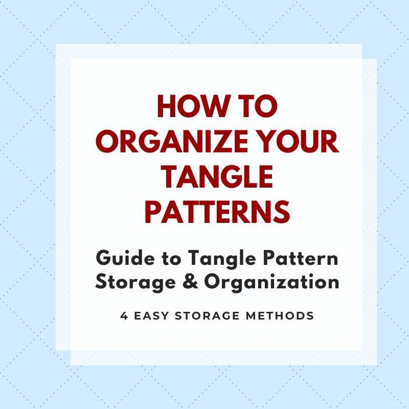 TangleList's tweet image. How to Organize and Store Your Tangle Patterns – A Comprehensive Guide tanglelist.com/how-to-organiz…