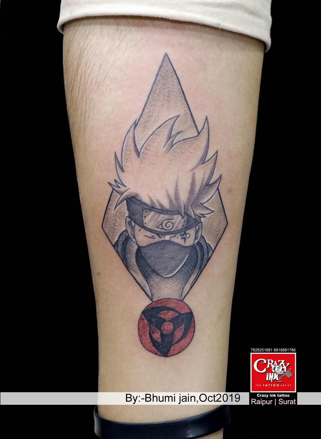 1ANIME TATTOO PAGE on Instagram Cute  naruto tattoos done by  tattoodestroy To submit your work use the tag animemasterink And dont  forget to share our page