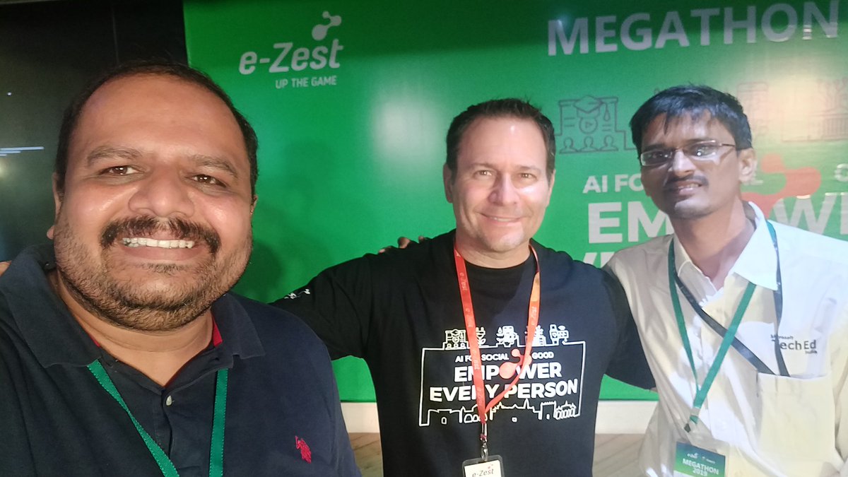VikramPendse's tweet photo. Old MVPs ! #mvpbuzz Great to interact with @worksonmypc and @maheshmitkari at @ezest #HackathonPune Learn many new things from Stephen about Artificial Intelligence and how it impacts jobs, society and governance. Thanks 😊 https://t.co/gUgMDWRdA5
