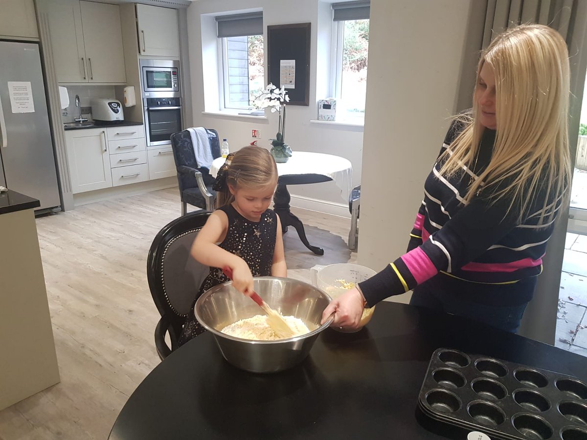 KingsLodge_ACL's tweet photo. Residents have been enjoying their new baking sessions. Igniting the sense, therapeutic and most importantly TASTY 🍰
#kingslodge #camberley #auracareliving #carehome #bakingsession https://t.co/pUiYpmikue