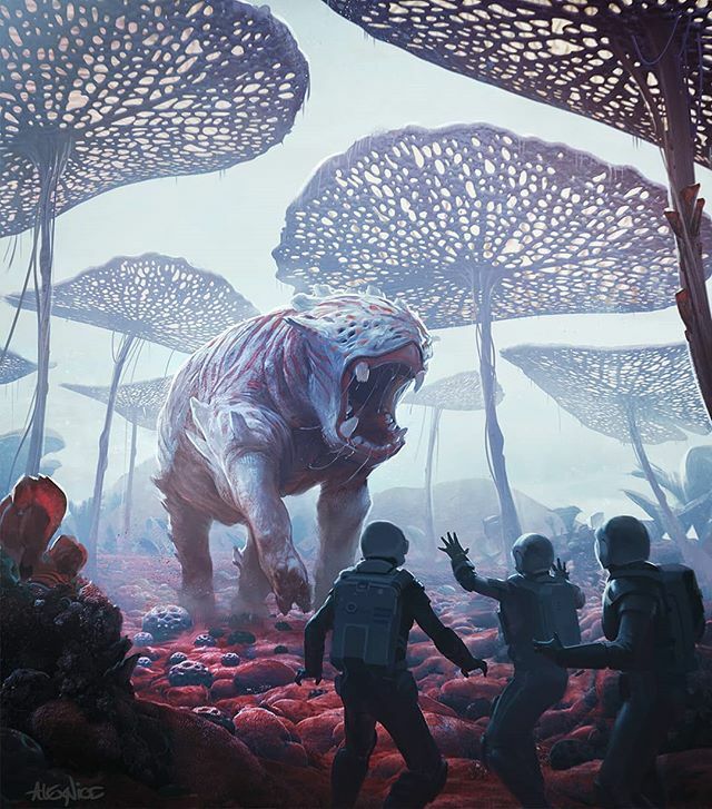 wowbywow's tweet photo. 'Nest' by Alex Nice (@alexniceartist)
​•
​#alexnice #sciencefiction #conceptart #imagination #creaturedesign #fantasyart #scifi #monster #originalart #digitalpainting #digitalillustration #fantasy https://t.co/gZ5KN4UOWn https://t.co/ePDYnoqQWq