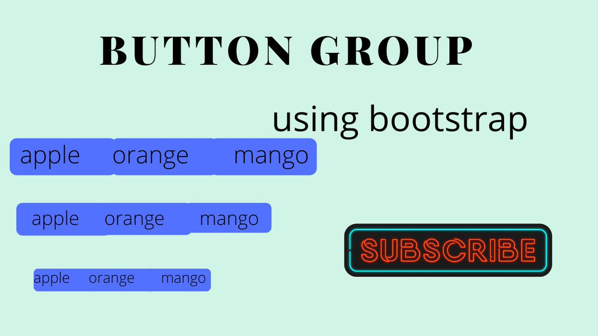 developer_lee's tweet image. Button group using boostrap 
view share and subscribe
youtube.com/watch?v=i17JTl…