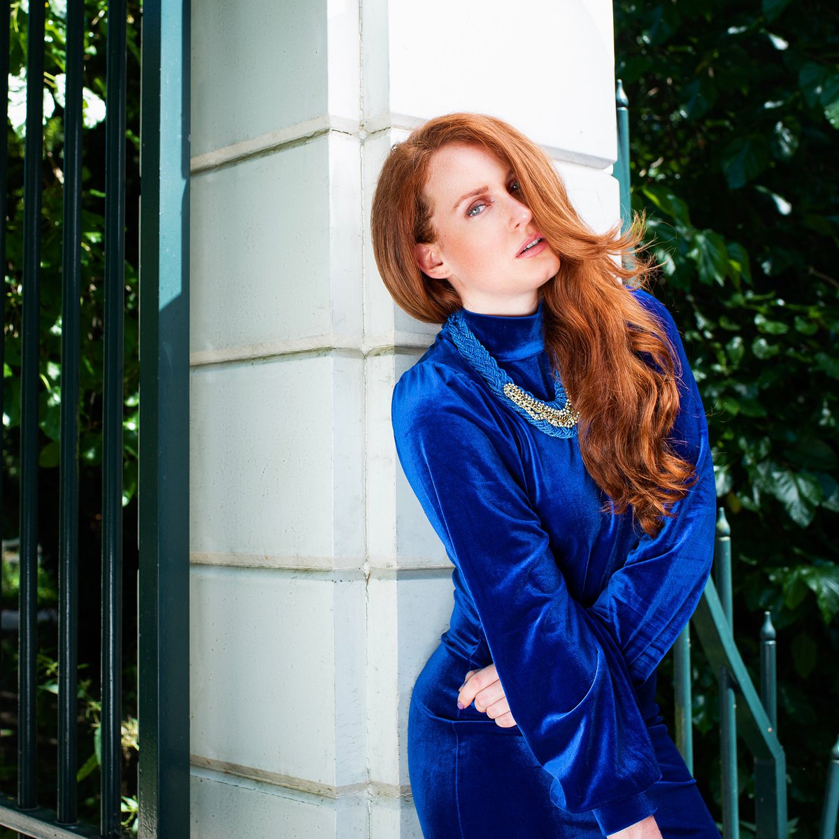 red hair royal blue dress How To Find the Perfect Prom Dress for Your Red Hair