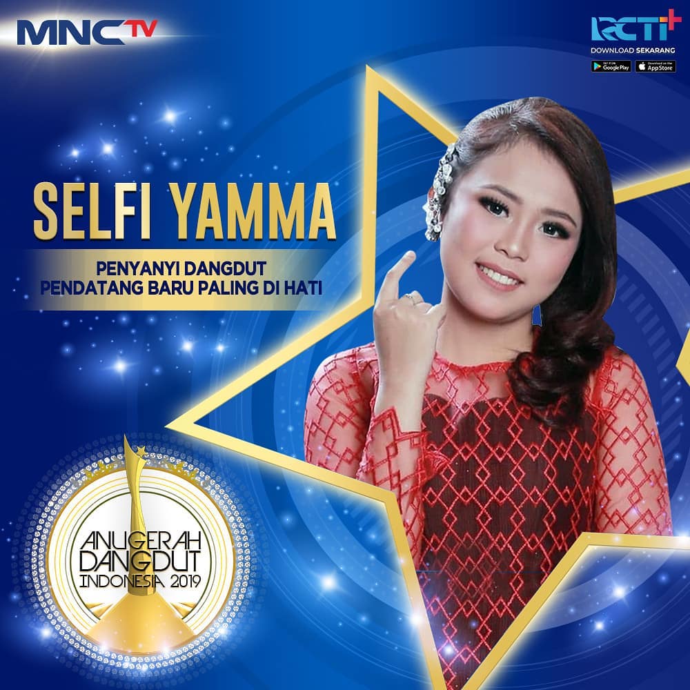 Selamat kepada <a href="/SelfiYammaLIDA/">Selfi Yamma LIDA</a> menjadi Penyanyi Dangdut Pendatang Baru Paling di Hati - #ADI2019