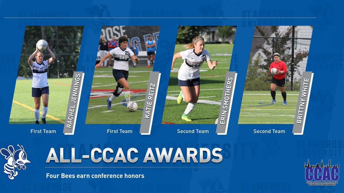 SAUBEES's tweet photo. Conference award winners for @QueenBeeSoccer.

First team: 𝐑𝐚𝐜𝐡𝐞𝐥 𝐉𝐞𝐧𝐧𝐢𝐧𝐠𝐬 &amp; 𝐊𝐚𝐭𝐢𝐞 𝐑𝐞𝐢𝐭𝐳
Second team: 𝐄𝐫𝐢𝐧 𝐒𝐦𝐨𝐭𝐡𝐞𝐫𝐬 &amp; 𝐁𝐫𝐢𝐭𝐭𝐧𝐲 𝐖𝐡𝐢𝐭𝐞

#BringTheSting 🐝⚽️ https://t.co/f6pZoKEu2b