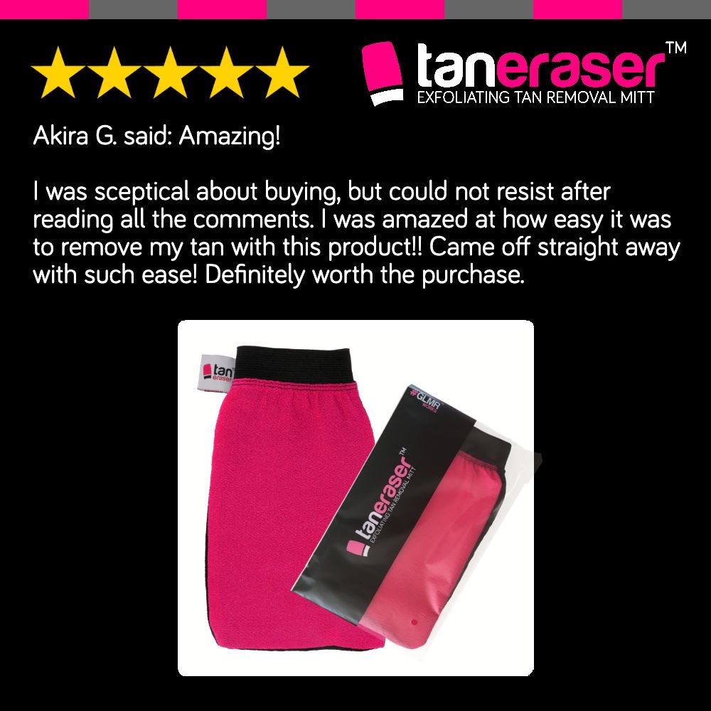 taneraser's tweet photo. 5 star review! ⭐⭐⭐⭐⭐#taneraser #glmrworks #faketan https://t.co/QD2iDfAJgz