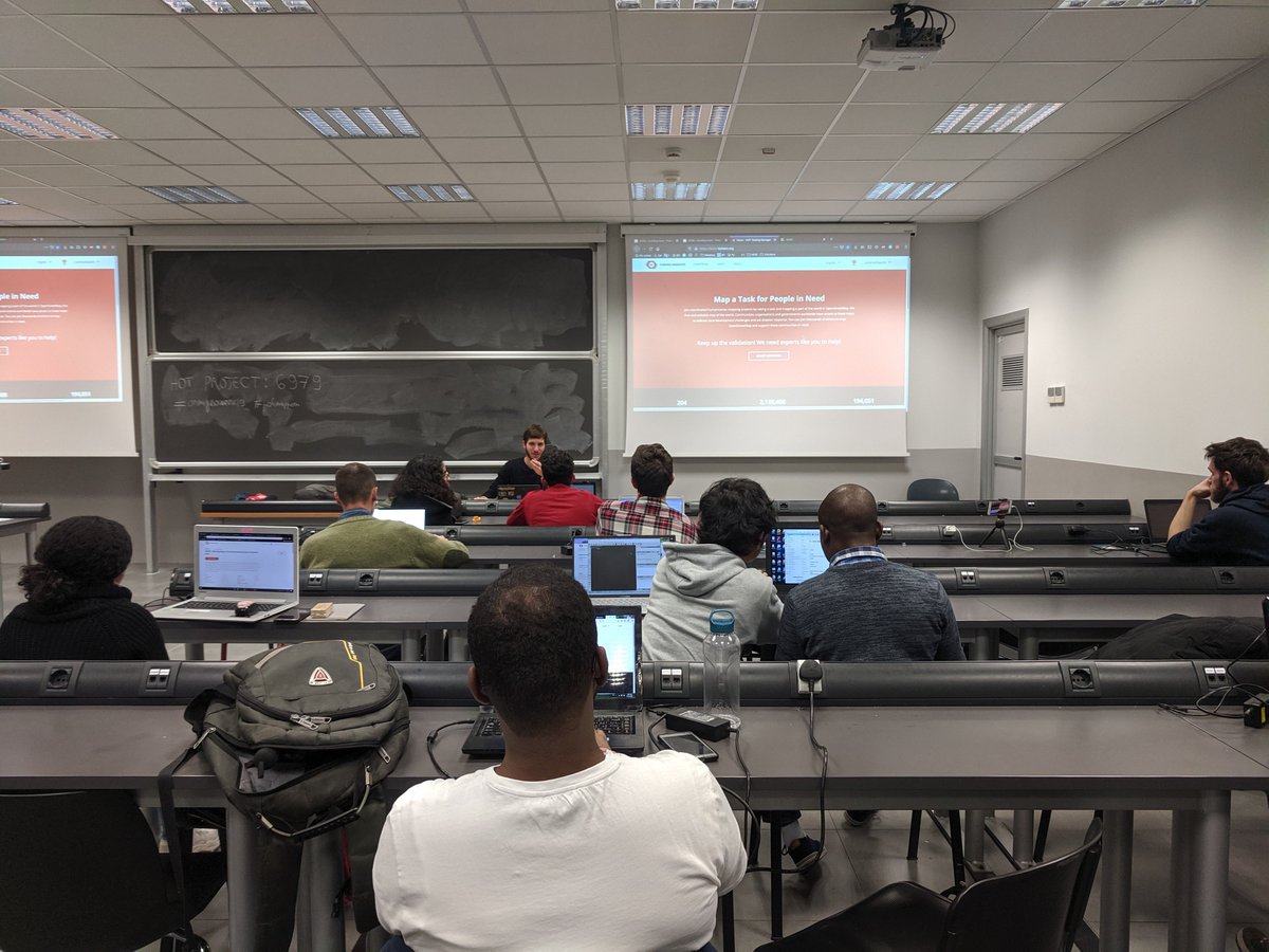 PoliMappers's tweet photo. Thanks to the people who attended #PoliMappers event for #osmgeoweek2019 on Friday, 15th. We had a remote connection with Katharina Lorenz from @DRKvorOrt and then mapped on #TheMissingMaps task 6979 in Central Asia.
#openstreetmap #youthmappers #hotosm @roteskreuz_de https://t.co/MahdiGkJDZ
