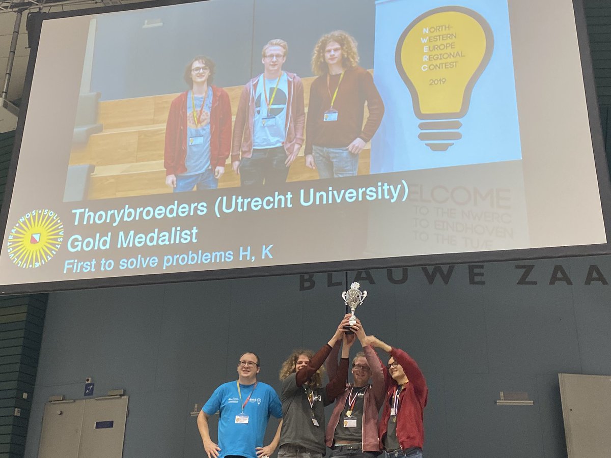 3rd place! @UtrechtUni