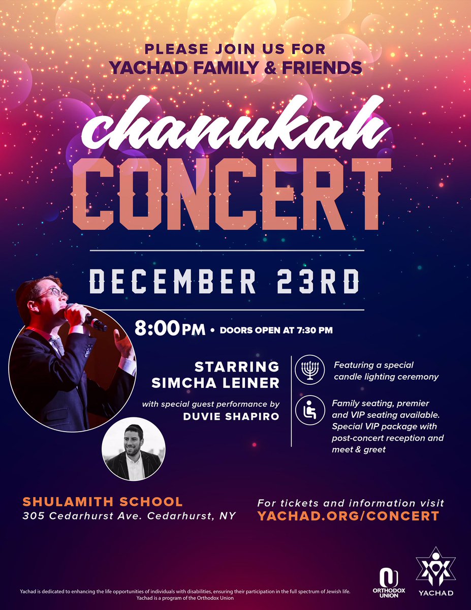 🕎 🍩🎁 #Chanukah <a href="/YachadNJCD/">Yachad</a> <a href="/SimchaLeiner/">Simcha Leiner</a> <a href="/DuvieShapiro/">Duvie Shapiro</a>